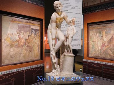 「ポンペイ―No.18 ビキニのウェヌス」東京国立博物館 平成館